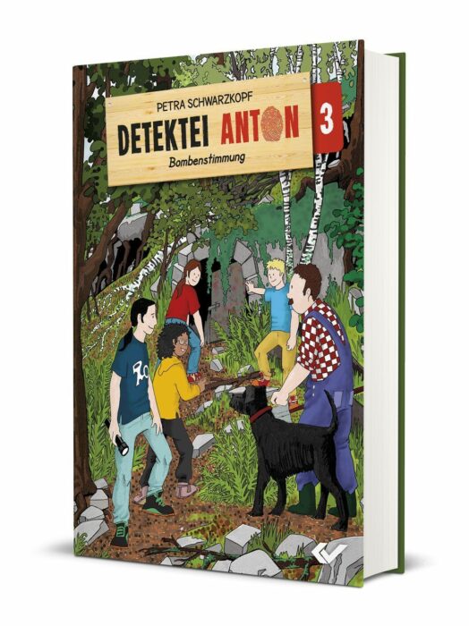 Christliche Bücher - Christliche Bücherstube Cover - Detektei Anton 3 - Bombenstimmung